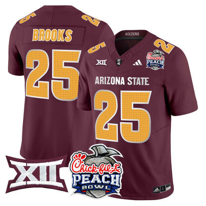 Arizona State Sun Devils 2025 Peach Bowl Vapor Limited Jersey - All Stitched
