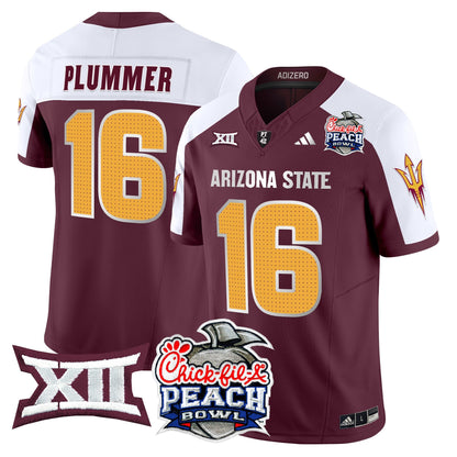 Arizona State Sun Devils 2025 Peach Bowl Vapor Limited Jersey - All Stitched