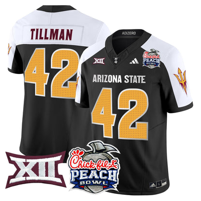 Arizona State Sun Devils 2025 Peach Bowl Vapor Limited Jersey - All Stitched