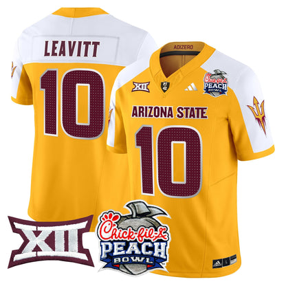 Arizona State Sun Devils 2025 Peach Bowl Vapor Limited Jersey - All Stitched