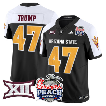 Arizona State Sun Devils 2025 Peach Bowl Vapor Limited Jersey - All Stitched