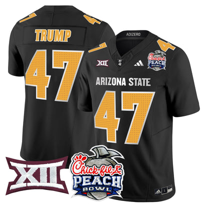 Arizona State Sun Devils 2025 Peach Bowl Vapor Limited Jersey - All Stitched