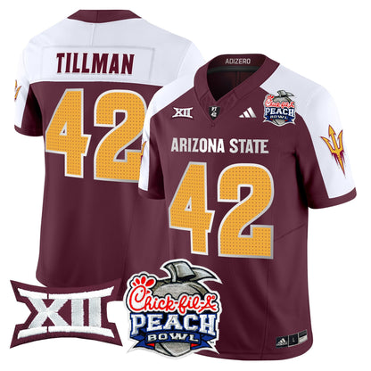 Arizona State Sun Devils 2025 Peach Bowl Vapor Limited Jersey - All Stitched