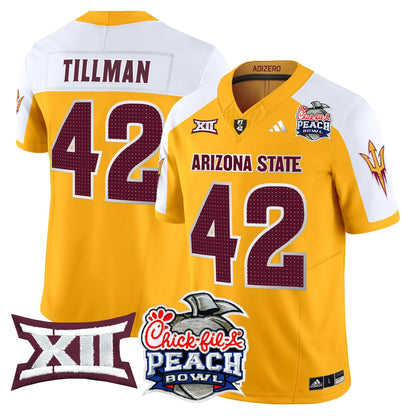 Arizona State Sun Devils 2025 Peach Bowl Vapor Limited Jersey - All Stitched