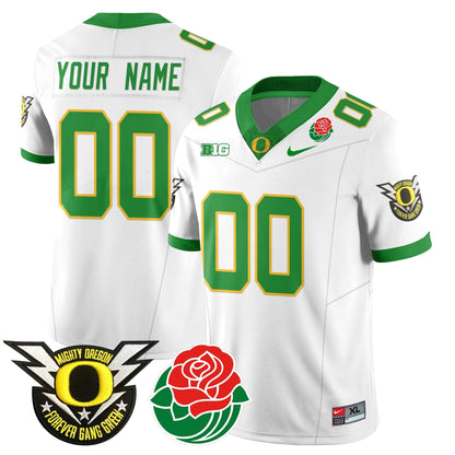 Custom Name/Gender ORE 2024 Rose Bowl Jersey N2 - All Stitched