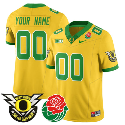 Custom Name/Gender ORE 2024 Rose Bowl Jersey N2 - All Stitched