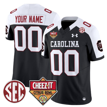 SCAR 1980 Throwback Cheez-It Citrus Bowl Patch Vapor Limited Custom Jersey - All Stitched