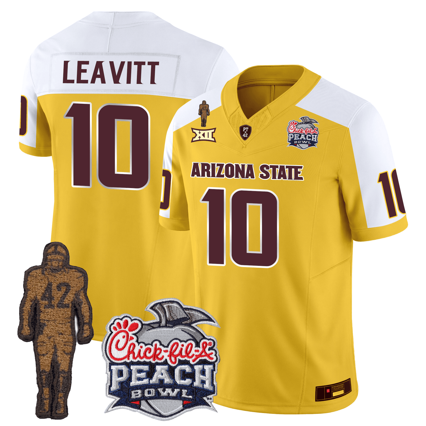 Arizona Sun Devils Football 24/25 Jersey - Peach Bowl Patch