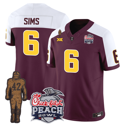 Arizona Sun Devils Football 24/25 Jersey - Peach Bowl Patch
