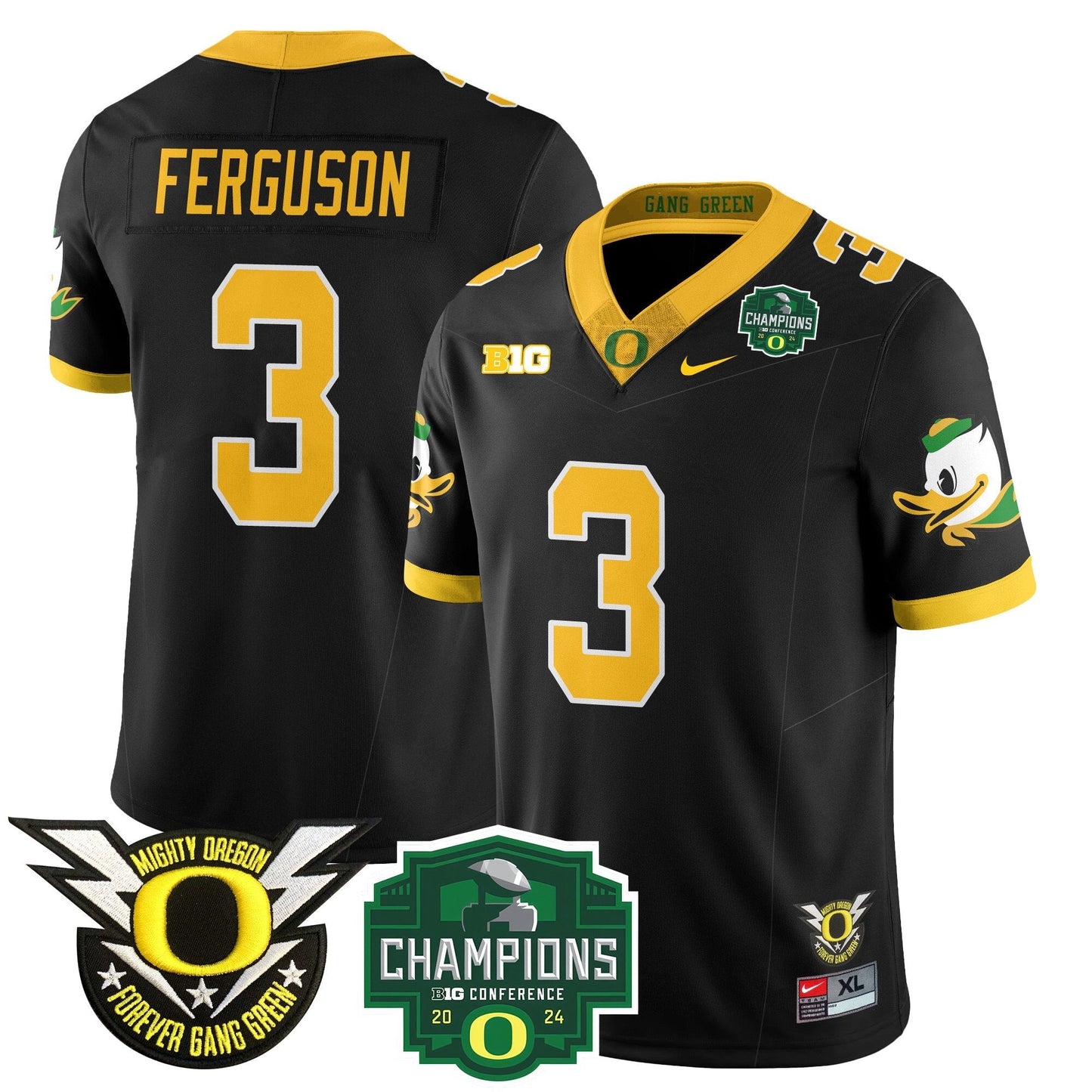ORE 2024 Big Ten Champions Jersey - All Stitched