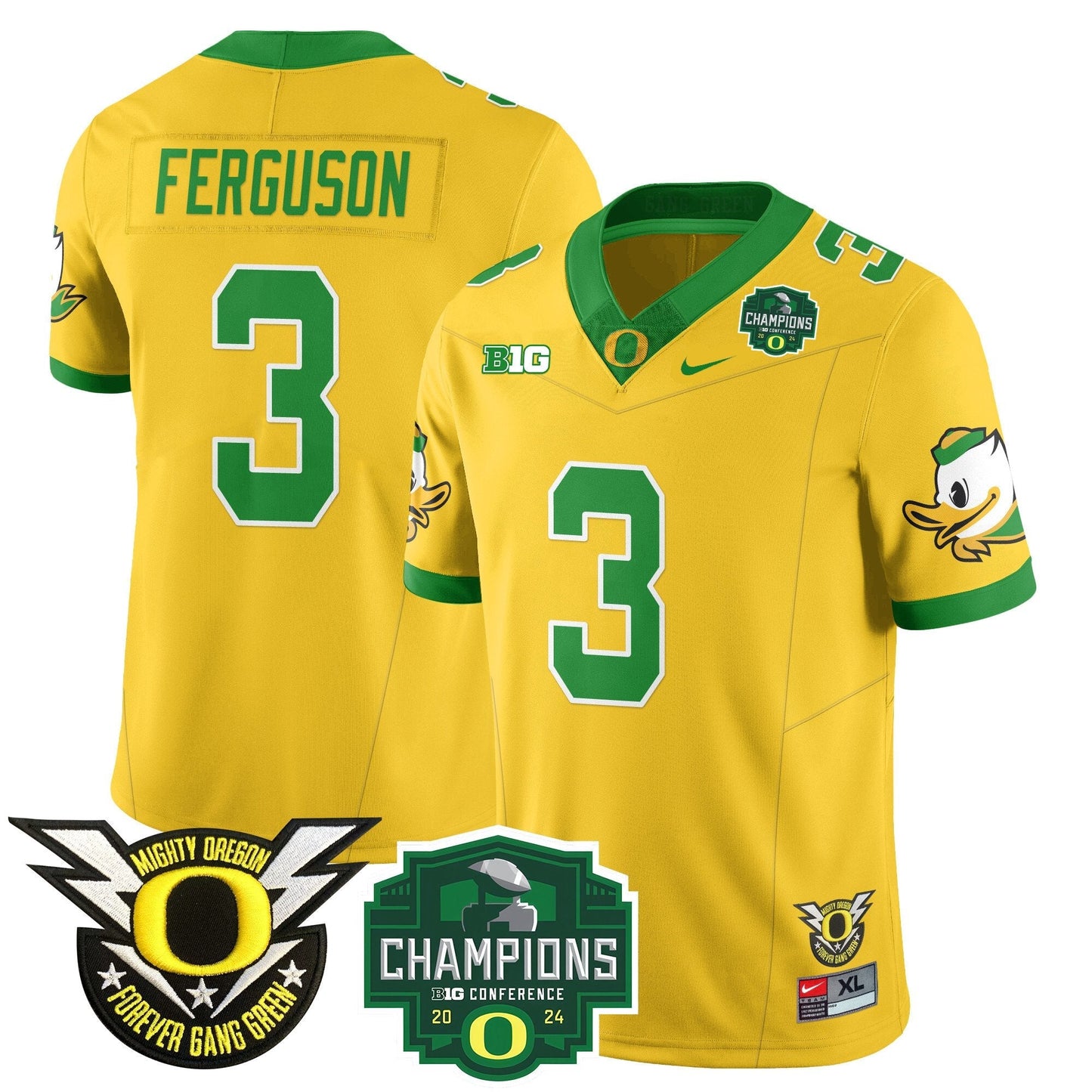 ORE 2024 Big Ten Champions Jersey - All Stitched