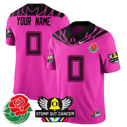 Custom Gender/Size ORE 2024 Rose Bowl Jersey N1 - All Stitched