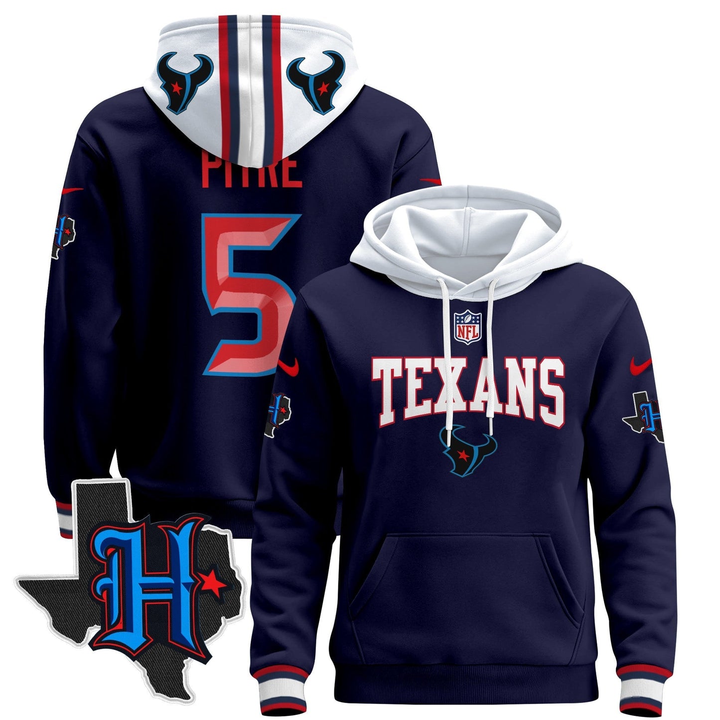 HOU 2024 Pullover Hoodie V3