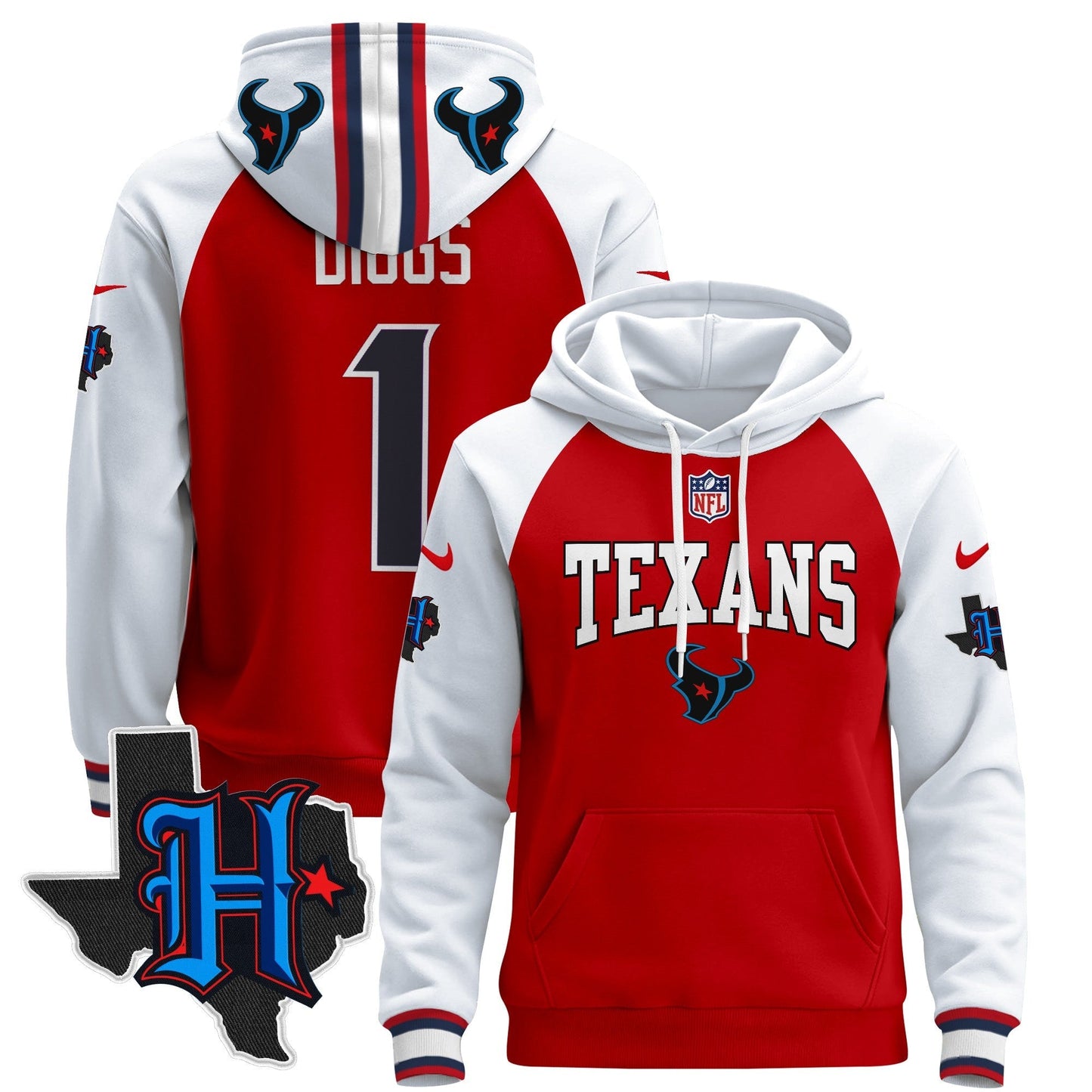 HOU 2024 Pullover Hoodie V3