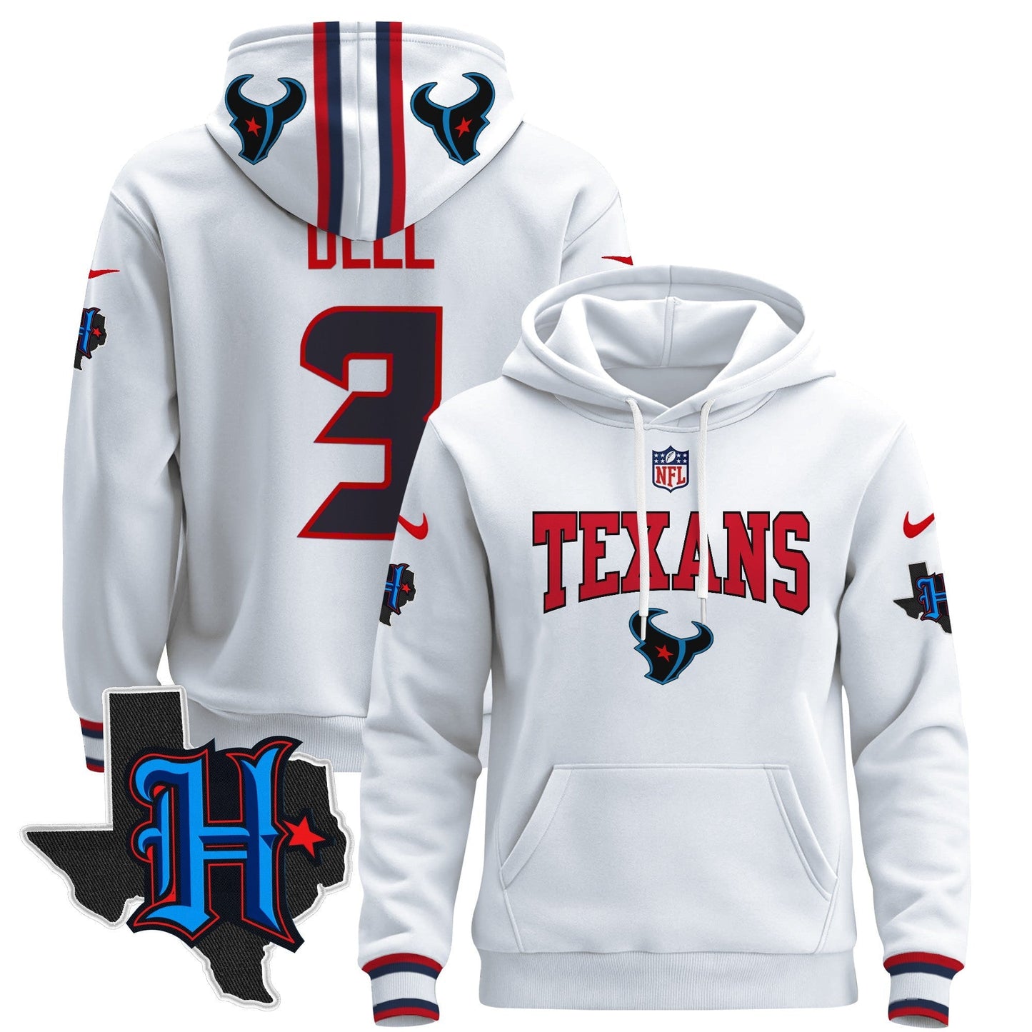 HOU 2024 Pullover Hoodie V3