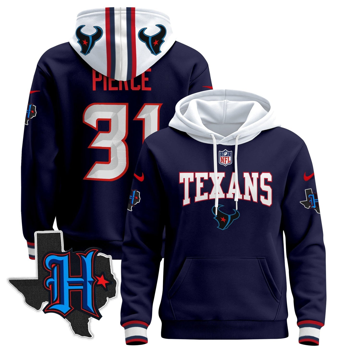 HOU 2024 Pullover Hoodie V3