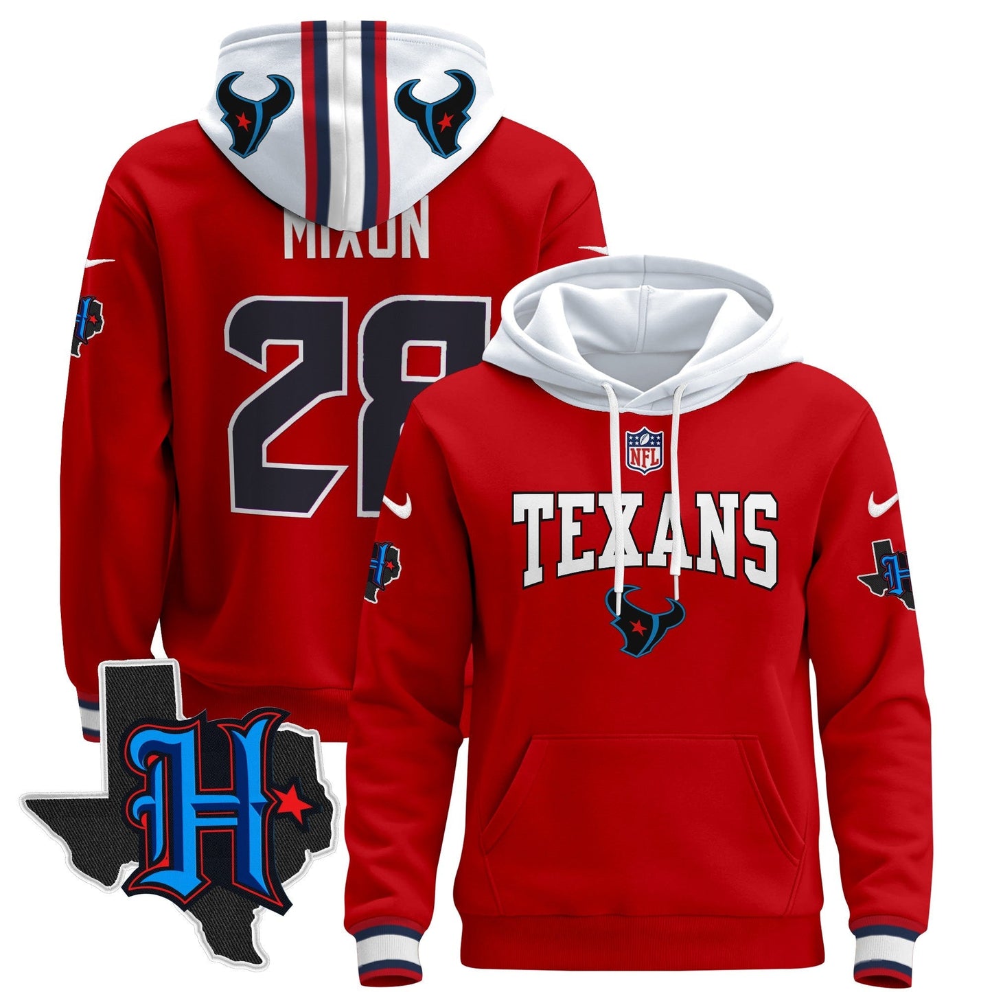HOU 2024 Pullover Hoodie V3