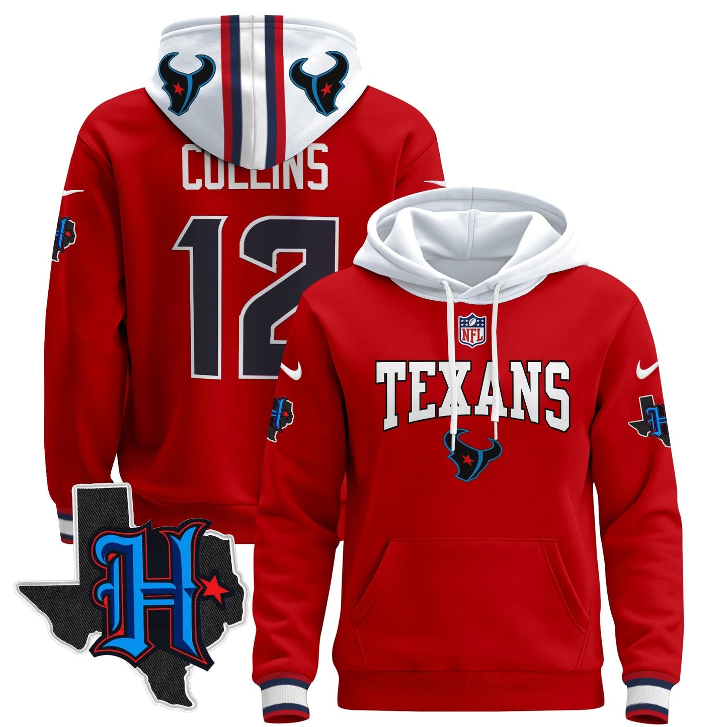 HOU 2024 Pullover Hoodie V3