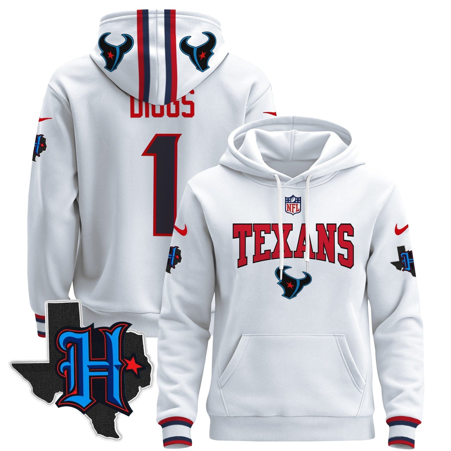 HOU 2024 Pullover Hoodie V3