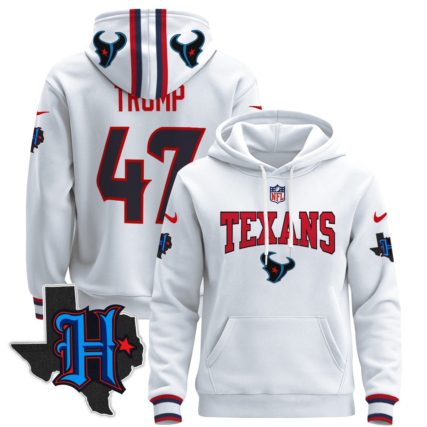 HOU 2024 Pullover Hoodie V3