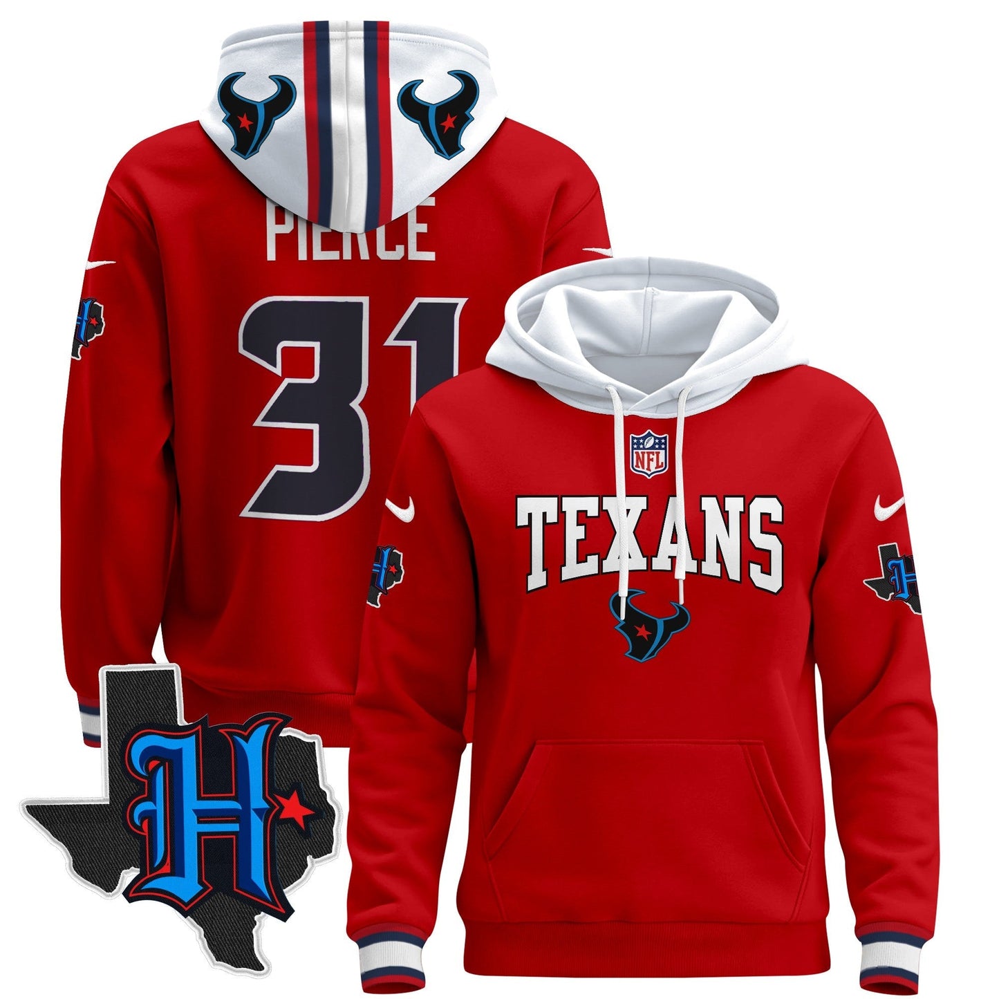 HOU 2024 Pullover Hoodie V3