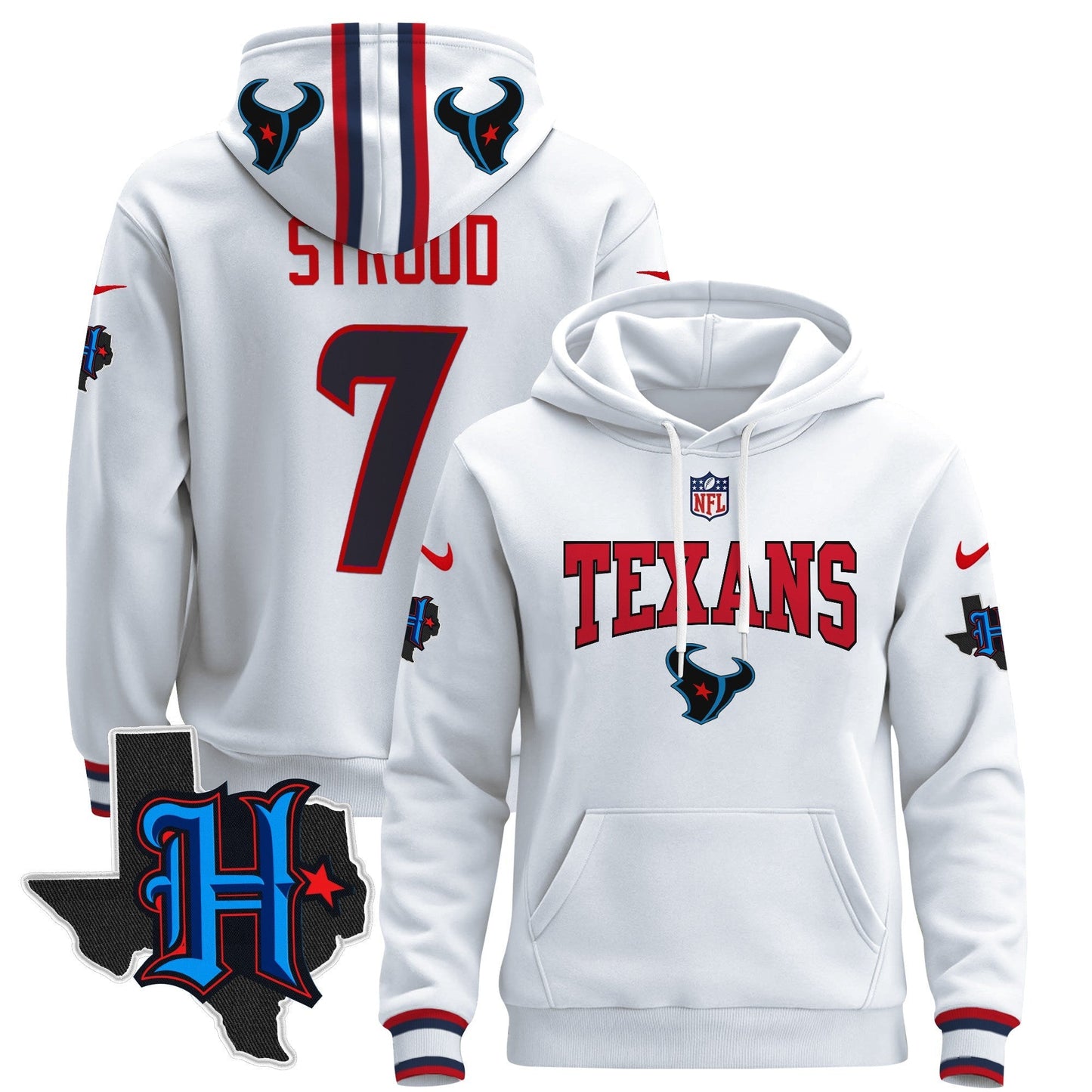 HOU 2024 Pullover Hoodie V3