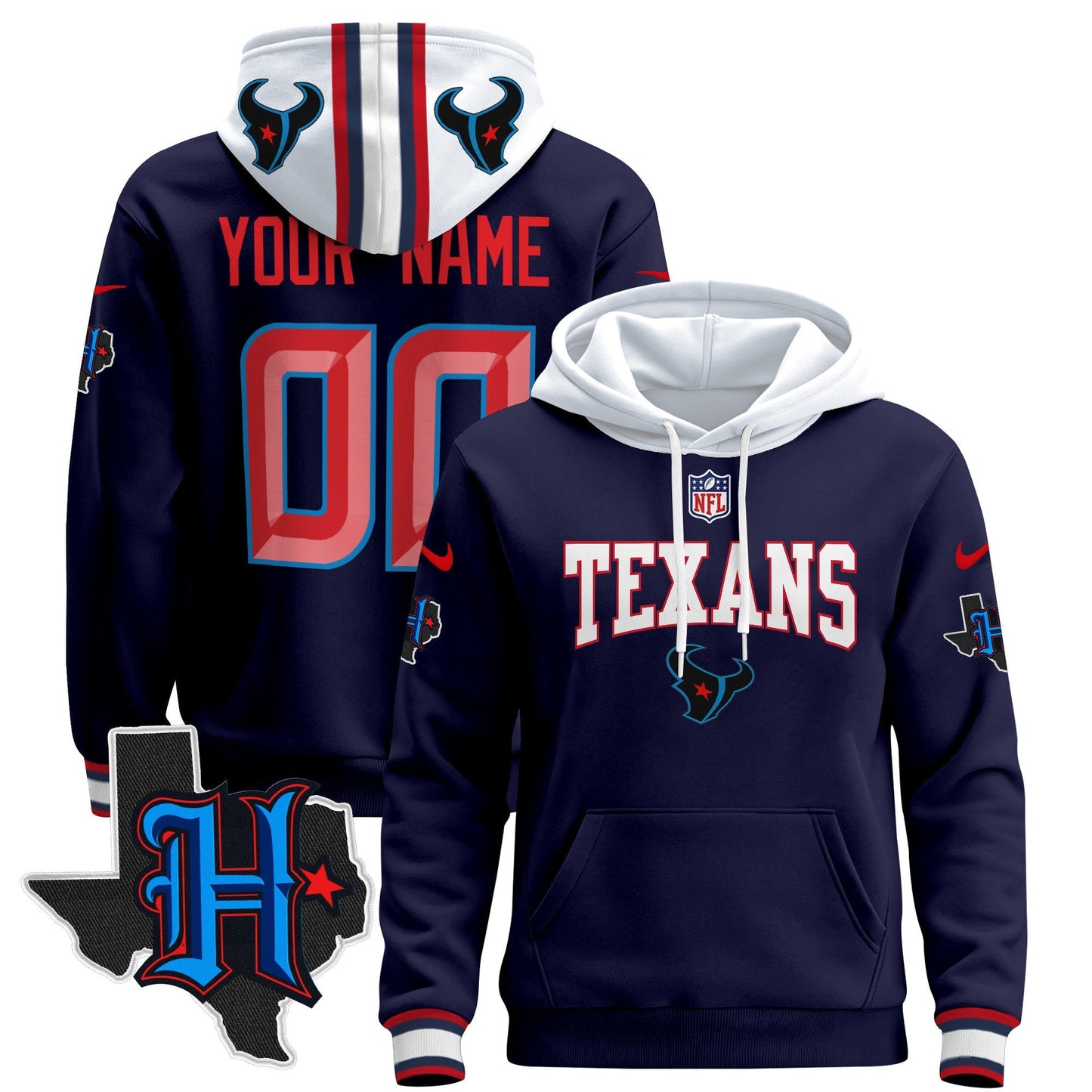 HOU 2024 Custom Pullover Hoodie V3