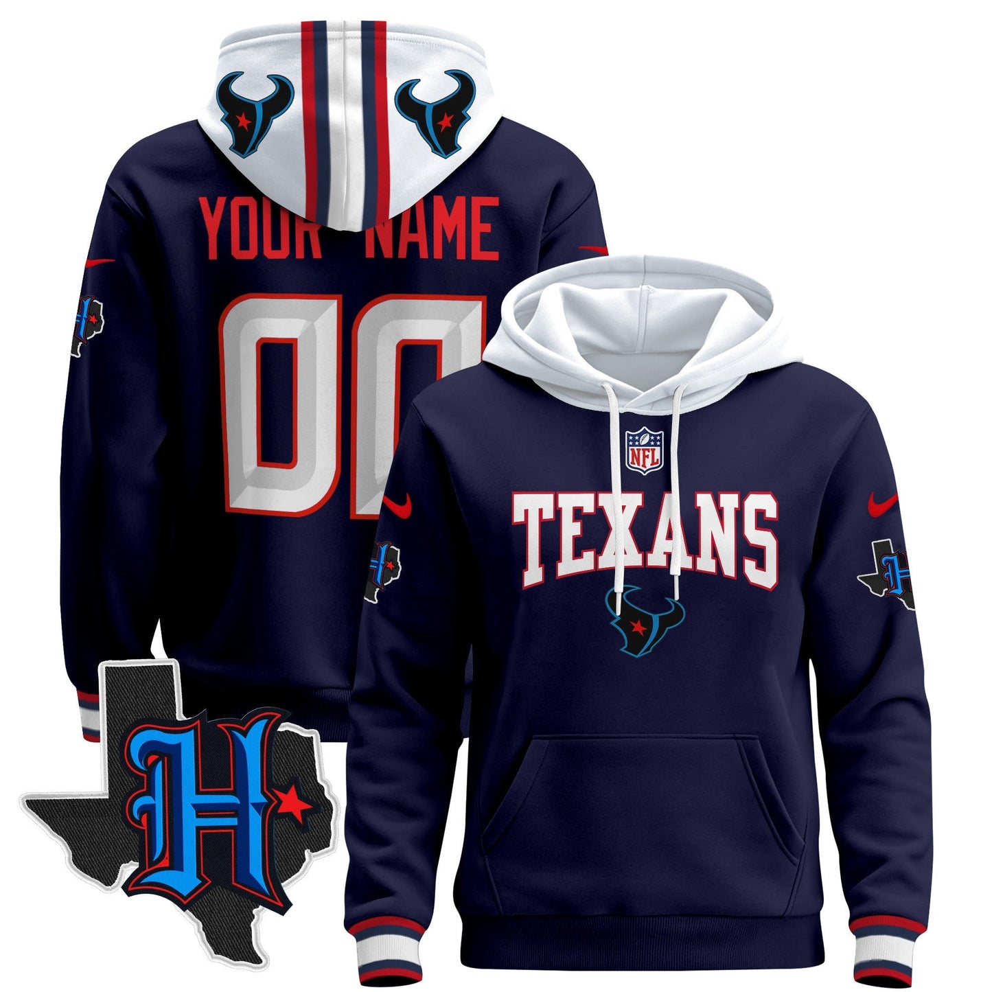 HOU 2024 Custom Pullover Hoodie V3