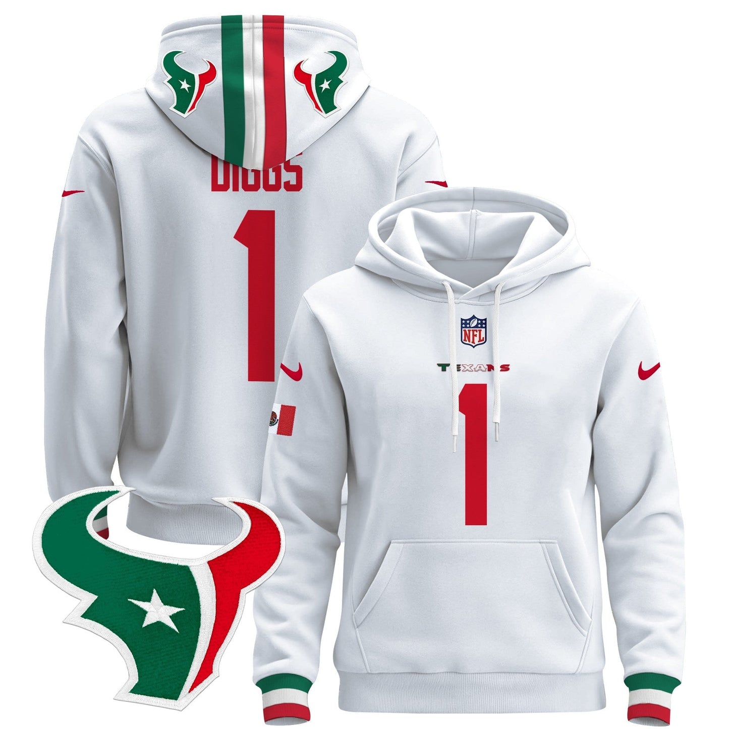 HOU Mexico 2024 Pullover Hoodie