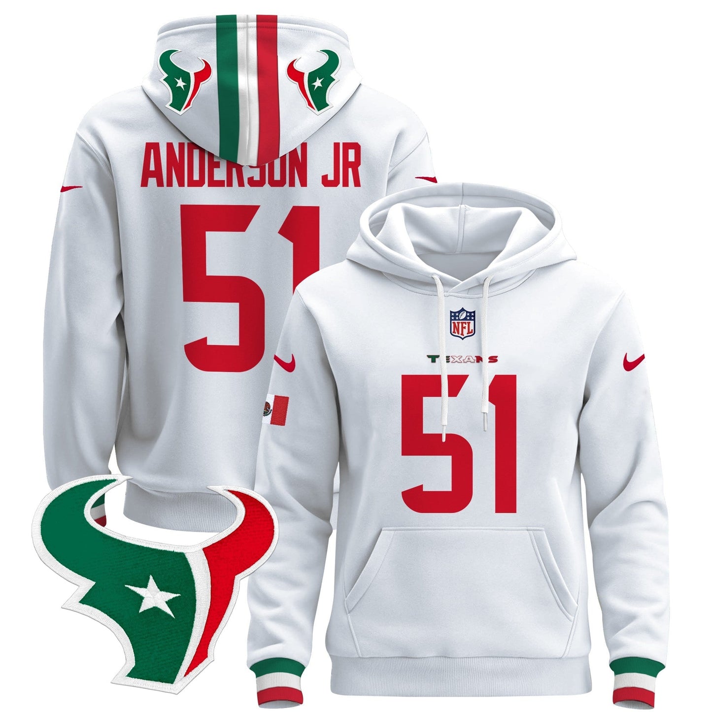 HOU Mexico 2024 Pullover Hoodie