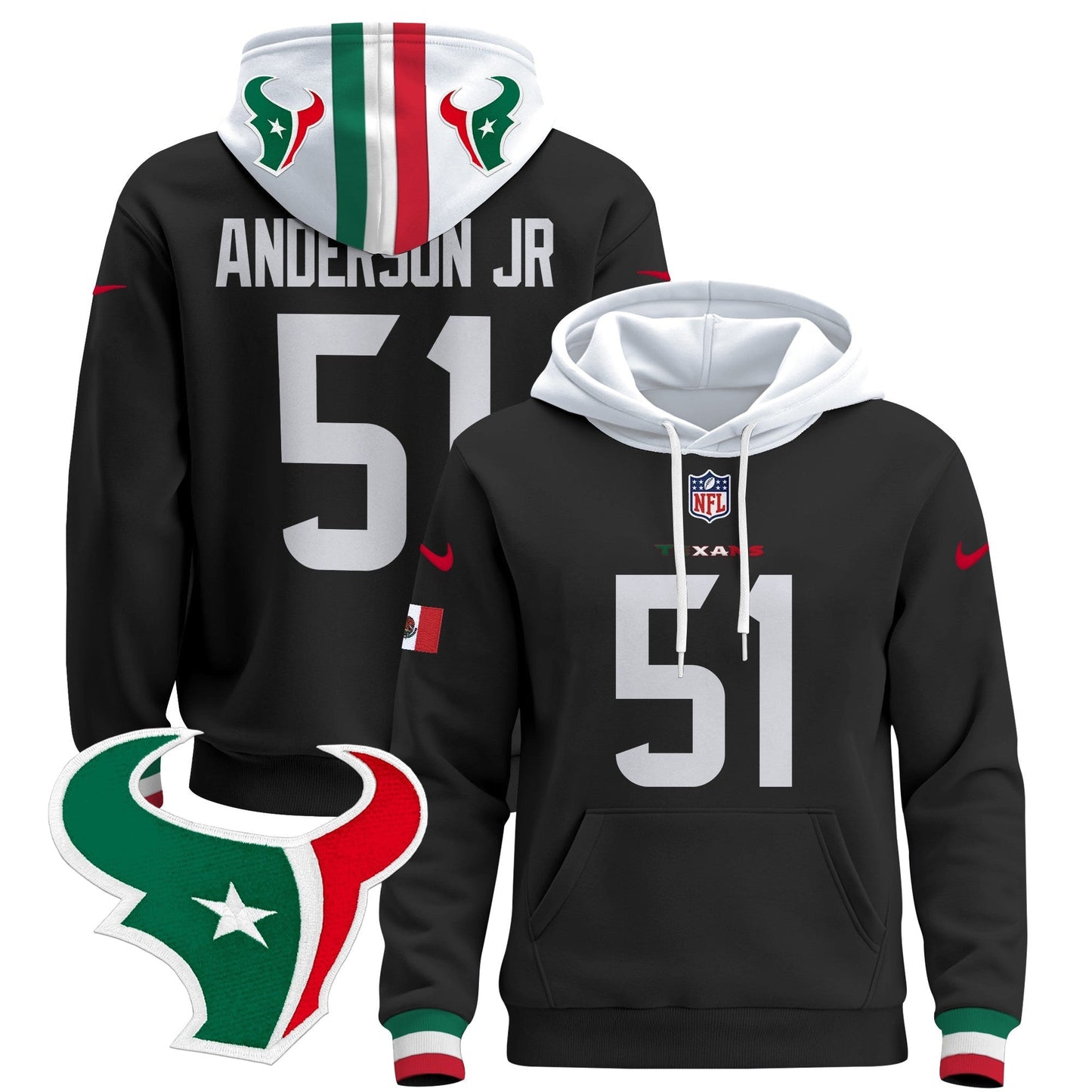 HOU Mexico 2024 Pullover Hoodie