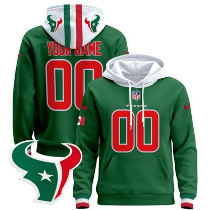 HOU Mexico 2024 Custom Pullover Hoodie