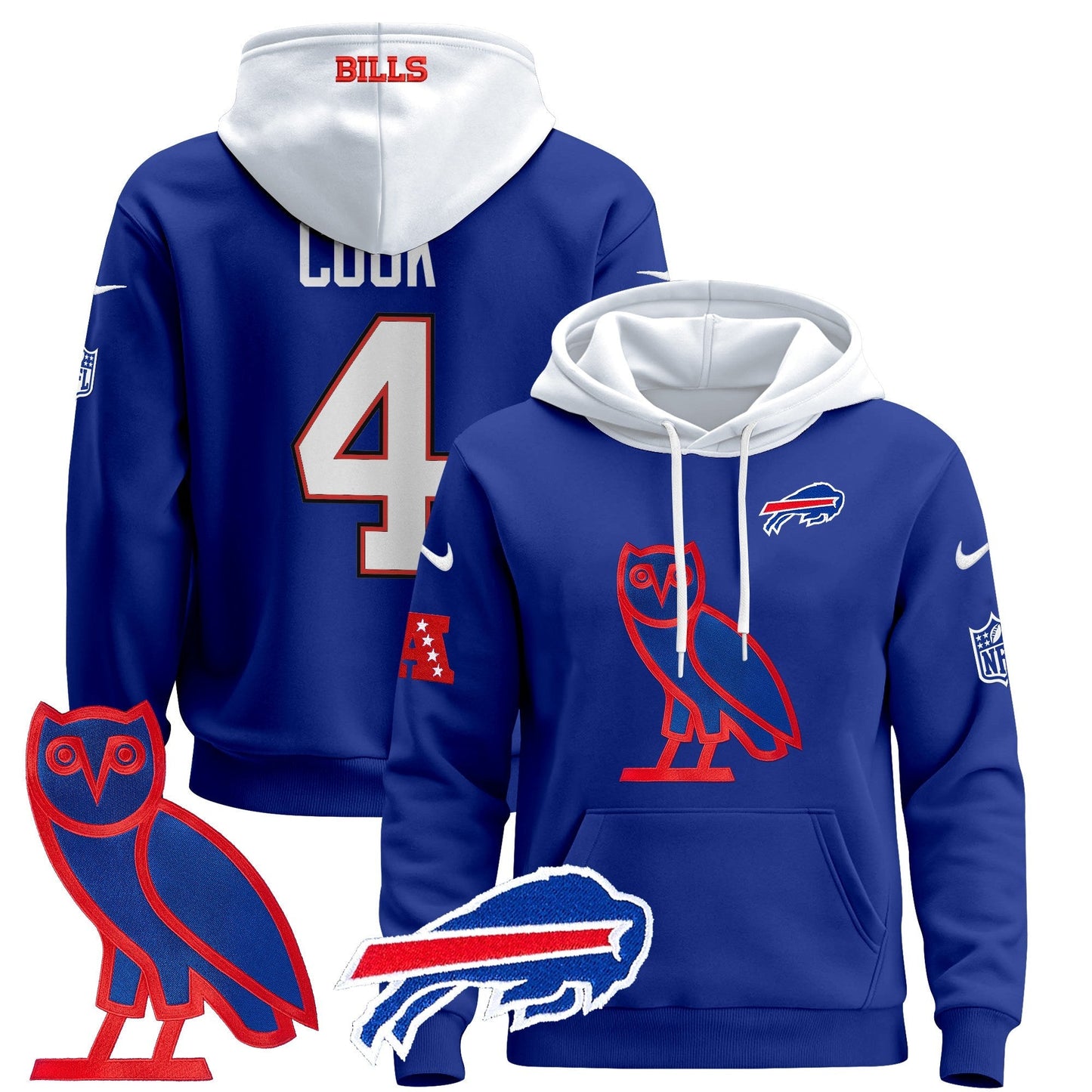 BUF OVO 2024 Pullover Hoodie