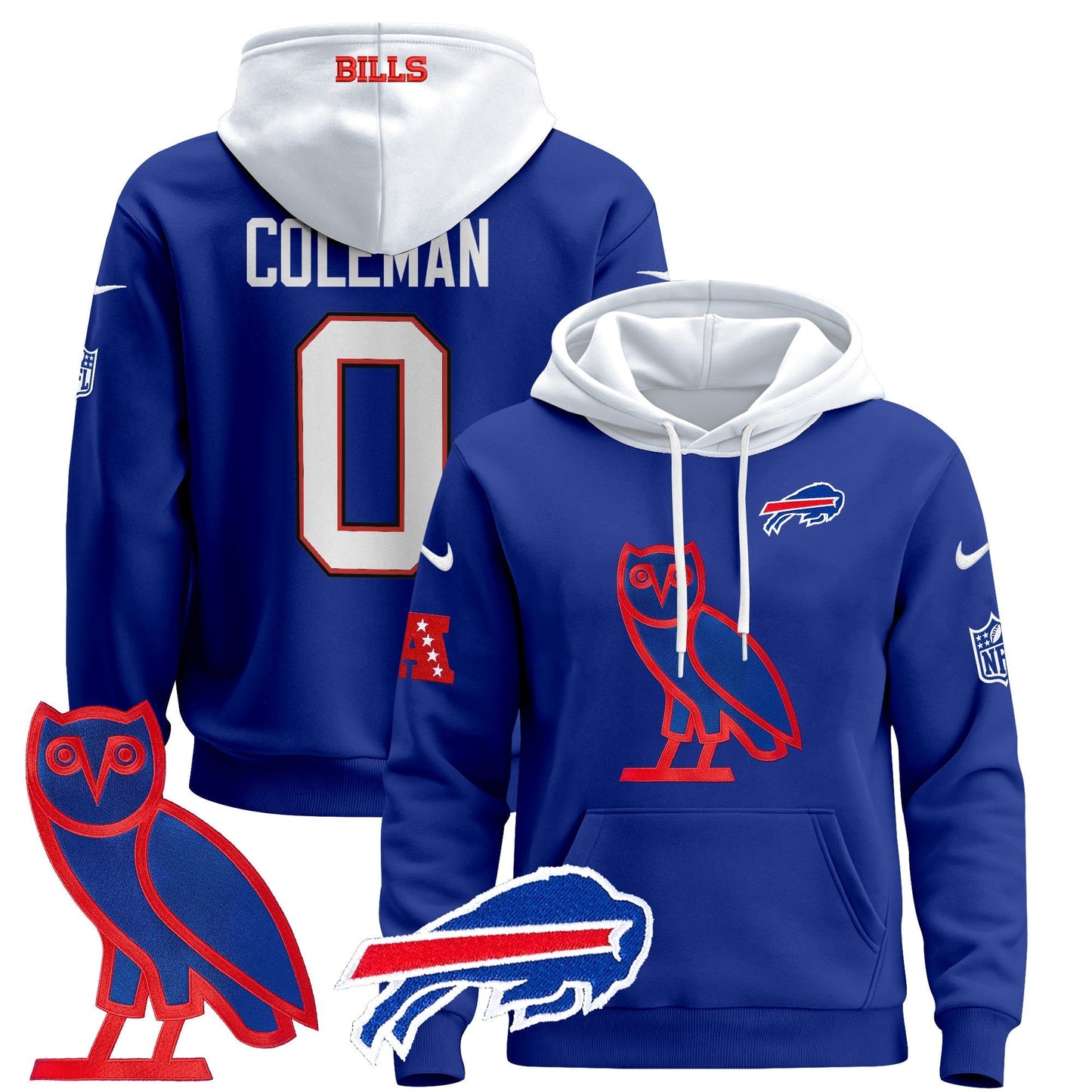 BUF OVO 2024 Pullover Hoodie