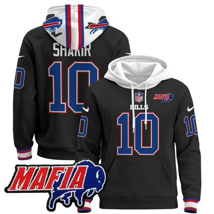 BUF 2024 Bills Mafia Patch Pullover Hoodie