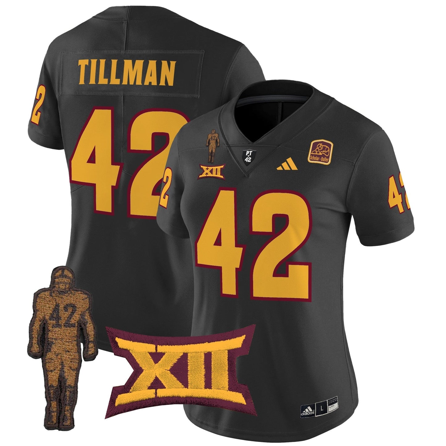 Women's ASU 2024 Pat Tillman Honoring Patch Vapor Limited Jersey - All Stitched