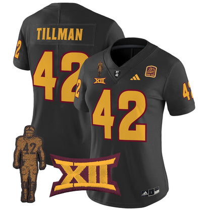 Women's ASU 2024 Pat Tillman Honoring Patch Vapor Limited Jersey - All Stitched