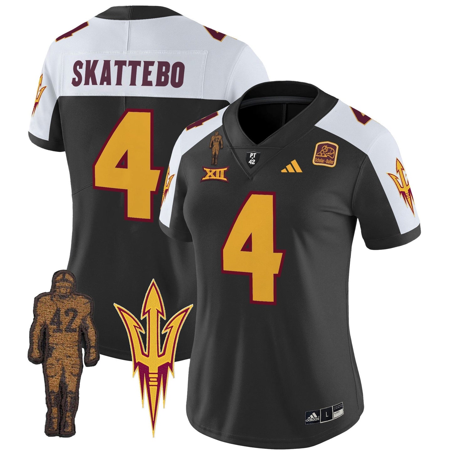 Women's ASU 2024 Pat Tillman Honoring Patch Vapor Limited Jersey - All Stitched