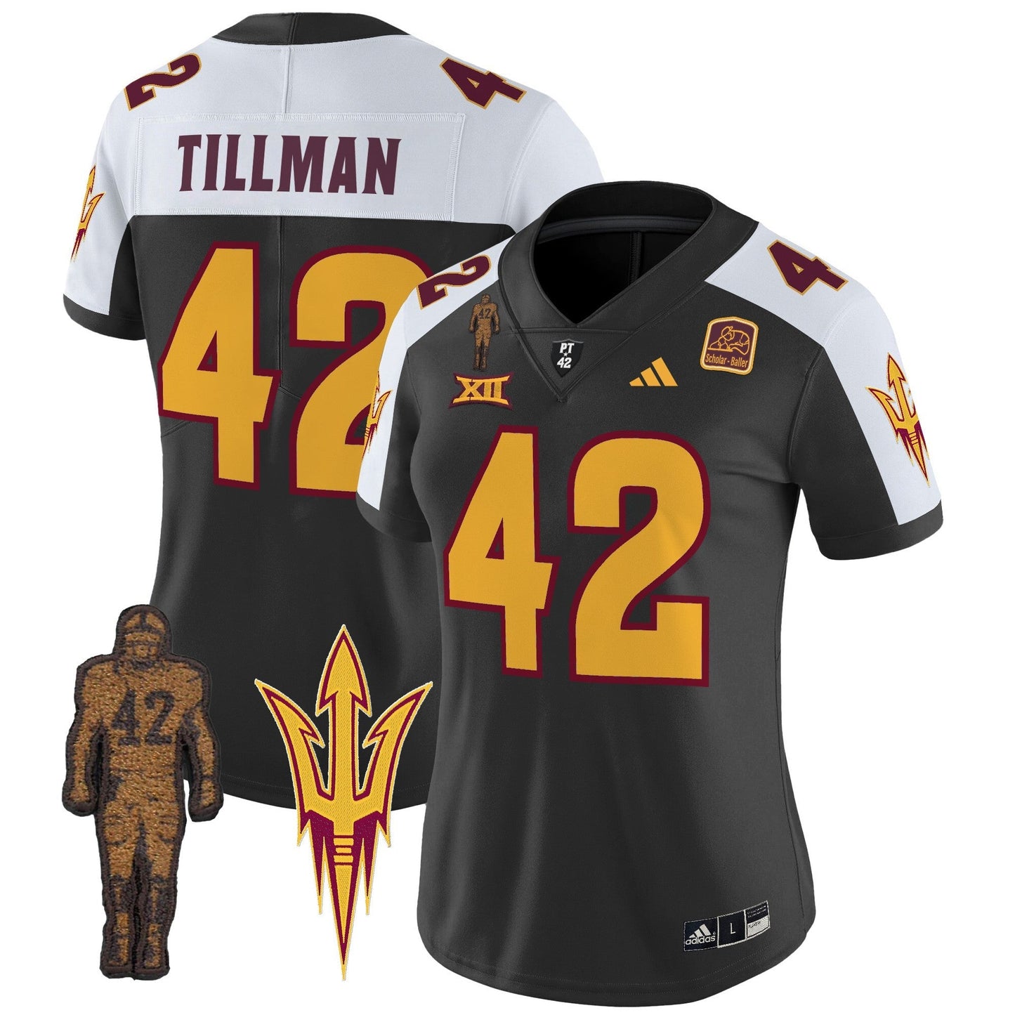 Women's ASU 2024 Pat Tillman Honoring Patch Vapor Limited Jersey - All Stitched