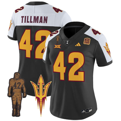 Women's ASU 2024 Pat Tillman Honoring Patch Vapor Limited Jersey - All Stitched