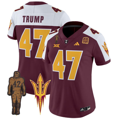 Women's ASU 2024 Pat Tillman Honoring Patch Vapor Limited Jersey - All Stitched