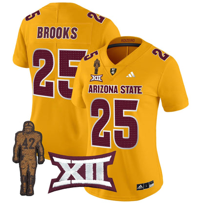 Women's ASU 2024 Pat Tillman Honoring Patch Vapor Limited Jersey V2 - All Stitched