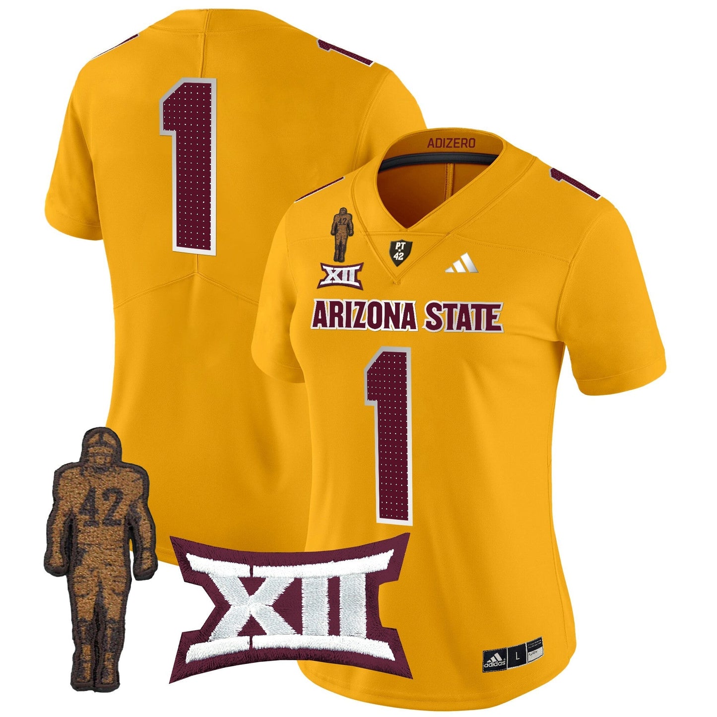 Women's ASU 2024 Pat Tillman Honoring Patch Vapor Limited Jersey V2 - All Stitched