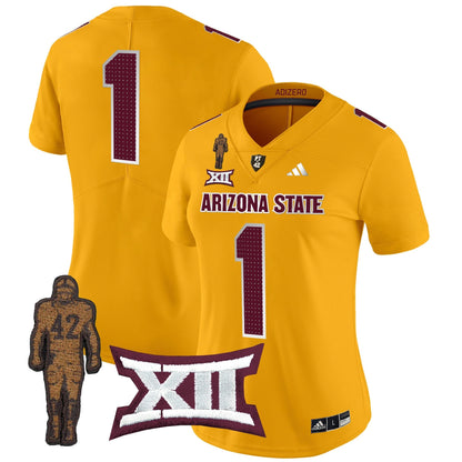 Women's ASU 2024 Pat Tillman Honoring Patch Vapor Limited Jersey V2 - All Stitched