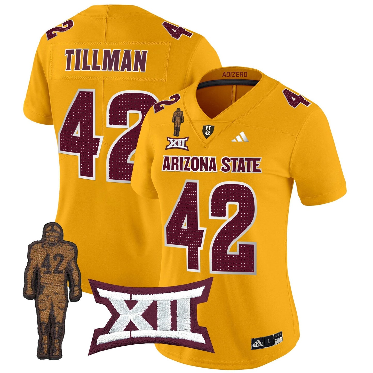 Women's ASU 2024 Pat Tillman Honoring Patch Vapor Limited Jersey V2 - All Stitched