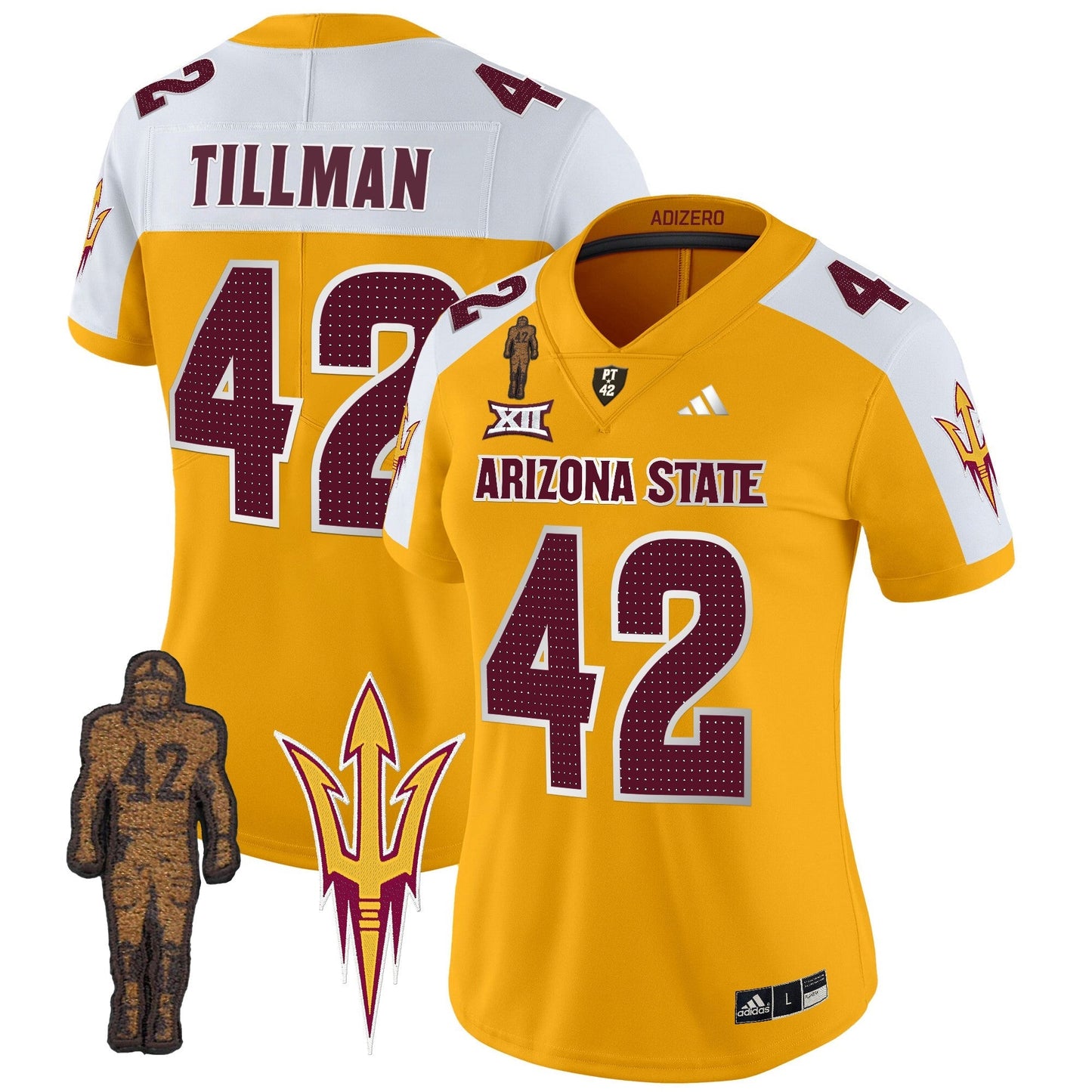 Women's ASU 2024 Pat Tillman Honoring Patch Vapor Limited Jersey V2 - All Stitched