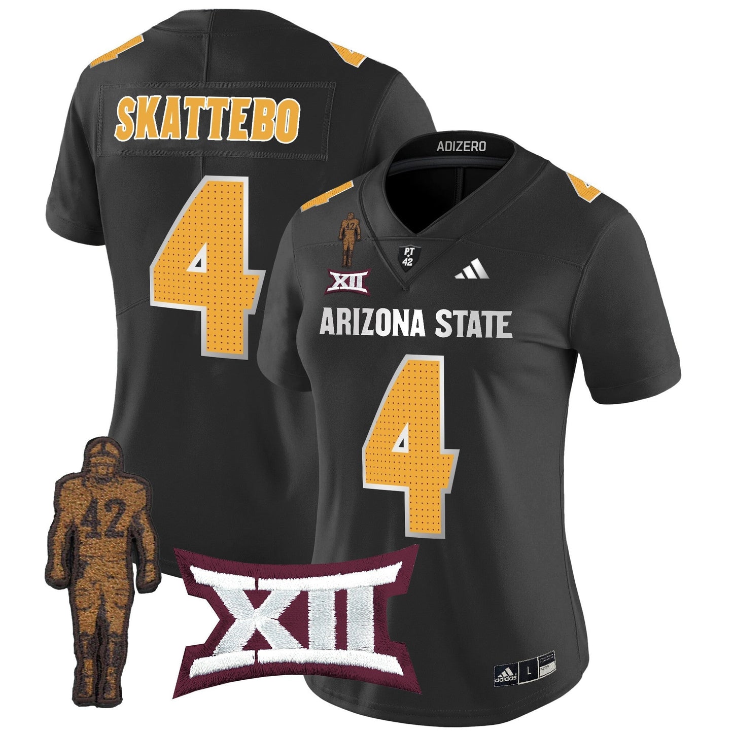 Women's ASU 2024 Pat Tillman Honoring Patch Vapor Limited Jersey V2 - All Stitched
