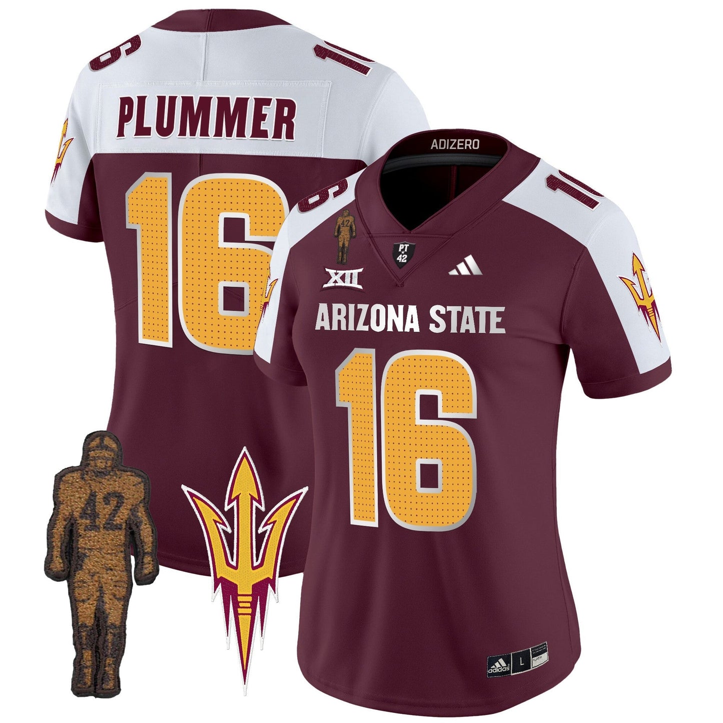 Women's ASU 2024 Pat Tillman Honoring Patch Vapor Limited Jersey V2 - All Stitched