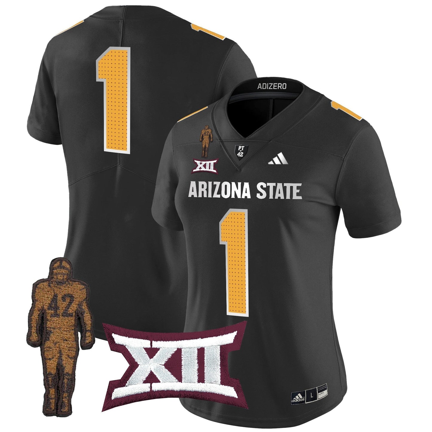 Women's ASU 2024 Pat Tillman Honoring Patch Vapor Limited Jersey V2 - All Stitched