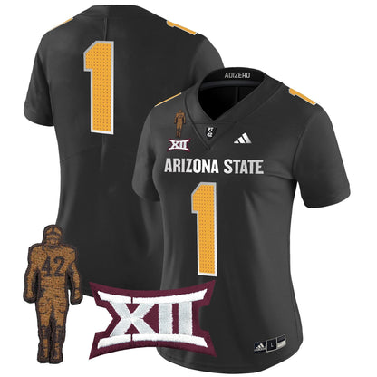 Women's ASU 2024 Pat Tillman Honoring Patch Vapor Limited Jersey V2 - All Stitched